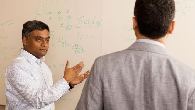 The new MS in Business Analytics, developed in part by IEOR chair Garud Iyengar (left), equips graduates with a deep understanding of data analytics and its practical applications.