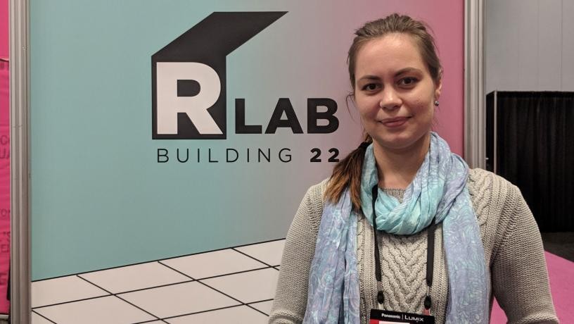 Graceful Ray CEO Vladena Powers at the NY VR conference last year. Powers has thus far won $70,000 in grants to kickstart her company. Graceful Ray CEO Vladena Powers at the NY VR conference last year. Powers has thus far won $70,000 in grants to kickstart her company.