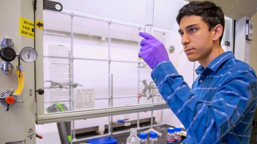 Chemical Engineering senior Amar Bhardwaj Chemical Engineering senior Amar Bhardwaj