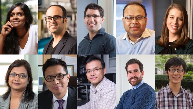 Our 2019 NSF CAREER Award Winners. Top row: Shipra Agrawal, Tal Danino, Josuha Jacobs, Suman Jana, Allie Obermeyer. Bottom row: Baishaki Ray, Steve WaiChing Sun, Qi Wang, Omri Weinstein, Eugene Wu.