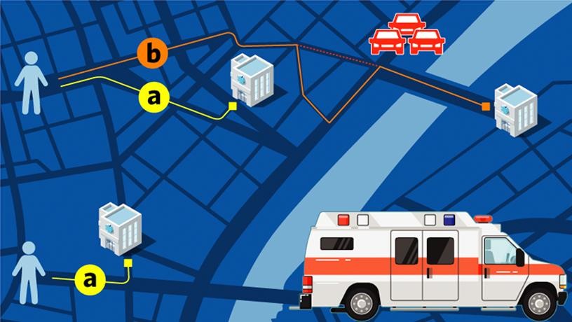 Using artificial intelligence and optimization, Columbia engineers devise a more efficient way to reroute patients to hospitals. Optimizing FDNY Ambulance Response