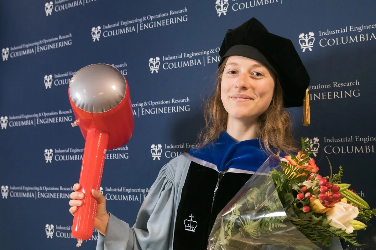 Graduating PhD student 