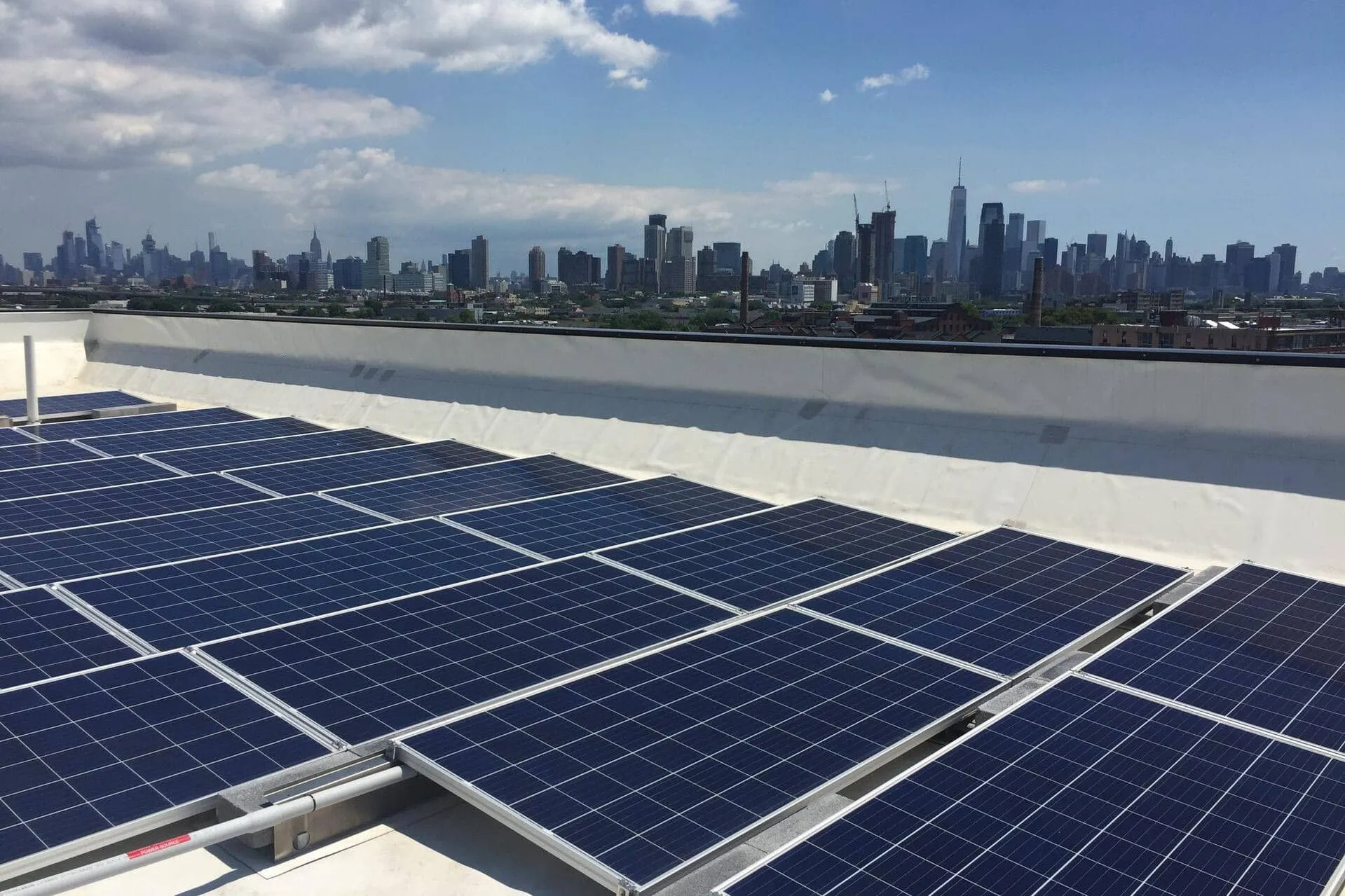 Array of solar panels
