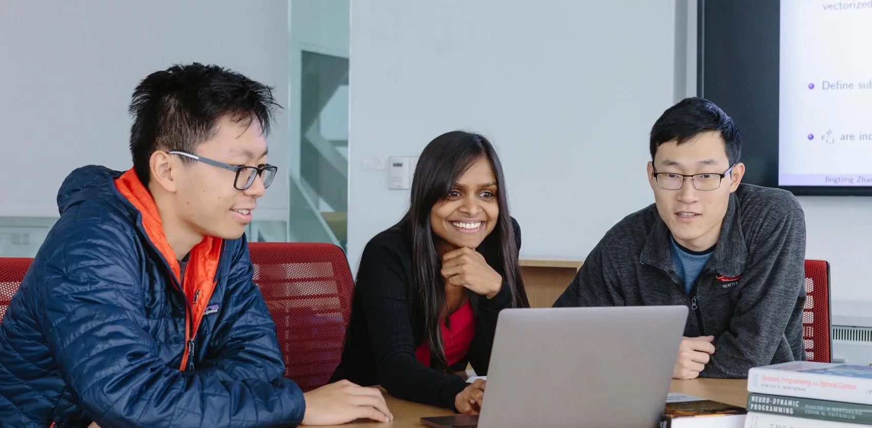 Collaboration among IEOR PhD students and faculty