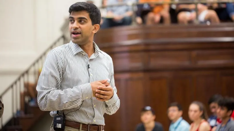 Environmental engineer Narayan Subramanian ’13 ’20LAW spoke about his work crafting policy to address climate change.