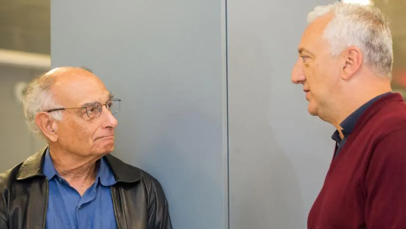 IEOR Professor Donald Goldfarb (left) won the 2017 John von Newmann Theory Prize. Mechanical Engineering Professor Michael Massimino received the National Space Club Communicators Award, in addition to other honors.